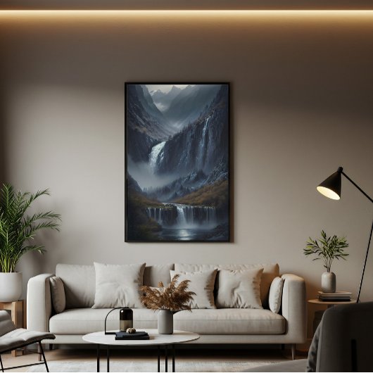 Cataclysme van de Berg Poster