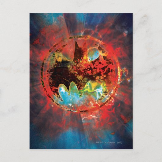 Cataclysmic Bat Logo Briefkaart (Voorkant)