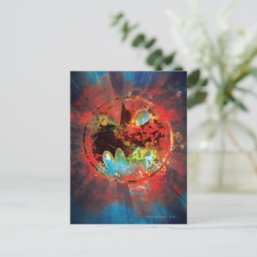 Cataclysmic Bat Logo Briefkaart (Staand voorkant)