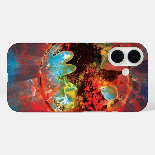 Cataclysmic Bat Logo Case-Mate iPhone Case (Achterkant (horizontaal))