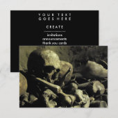 catacombe beenderen kaart (Voorkant / Achterkant)