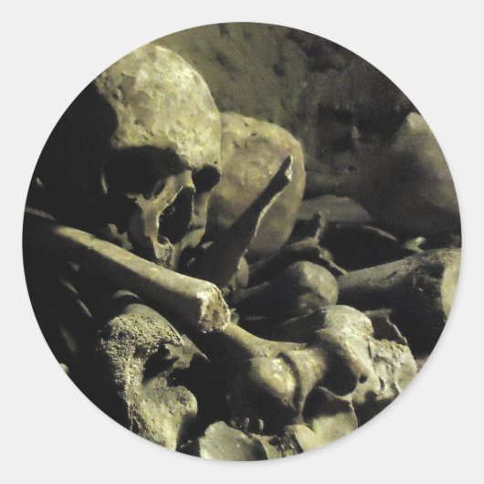 catacombe botten ronde sticker (Voorkant)