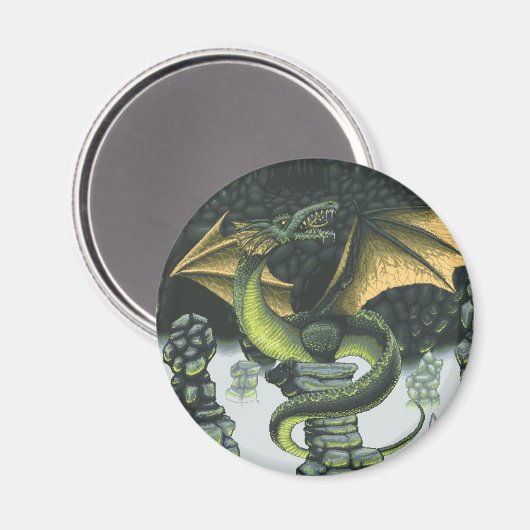 Catacomben Draak Magneet (Voorkant / Achterkant)