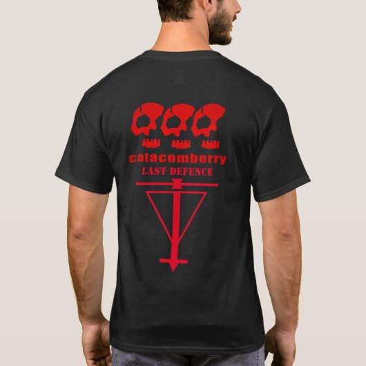 Catacomberry laatste verdediging t-shirt (Achterkant)