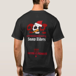 catacomberry-skuletons voor SNEEUWRIDERS T-shirt