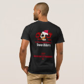 catacomberry skuletons voor SNOW RIDERS Ver2 T-shirt (Achterkant volledig)