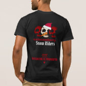 catacomberry skuletons voor SNOW RIDERS Ver2 T-shirt (Achterkant)