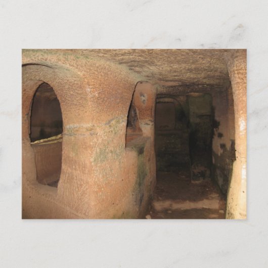 Catacombs op Malta Briefkaart (Voorkant)
