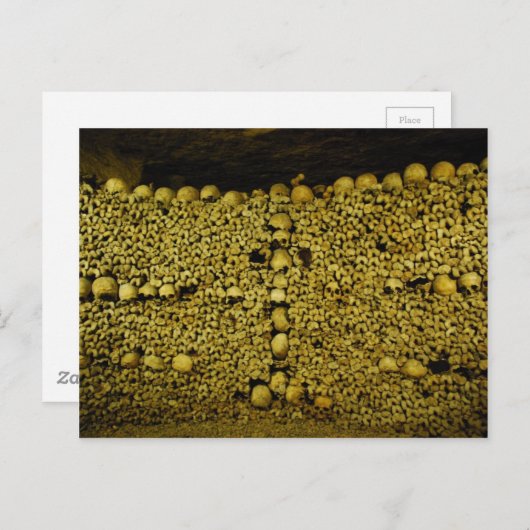 Catacombs van Parijs Briefkaart (Voorkant / Achterkant)