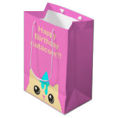Catacorn cadeautas (verjaardag) (Voorkant Gekanteld)