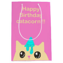 Catacorn cadeautas (verjaardag)
