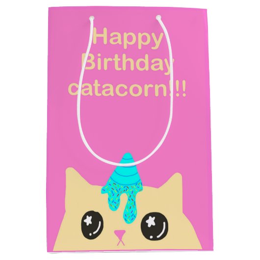 Catacorn cadeautas (verjaardag) (Voorkant)