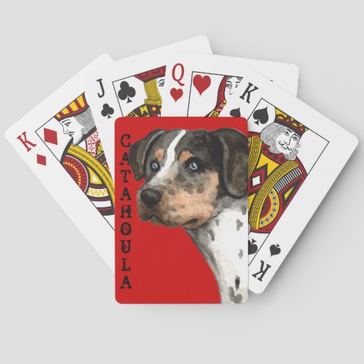 Catahoula Color Block-afspeelkaarten Pokerkaarten (Achterkant)