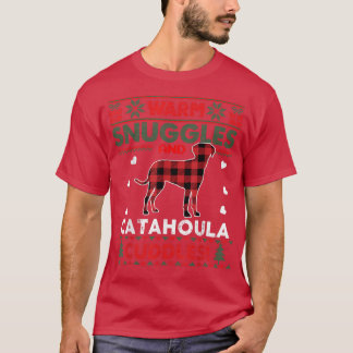Catahoula Dog Lover Family Pajama Dog Ugly Christm T-shirt