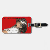 Catahoula-kleurenblok Bagagelabel (Voorkant horizontaal)