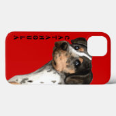Catahoula-kleurenblok Case-Mate iPhone Case (Achterkant (horizontaal))