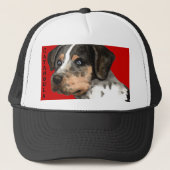 Catahoula-kleurenblok Trucker Pet (Voorkant)