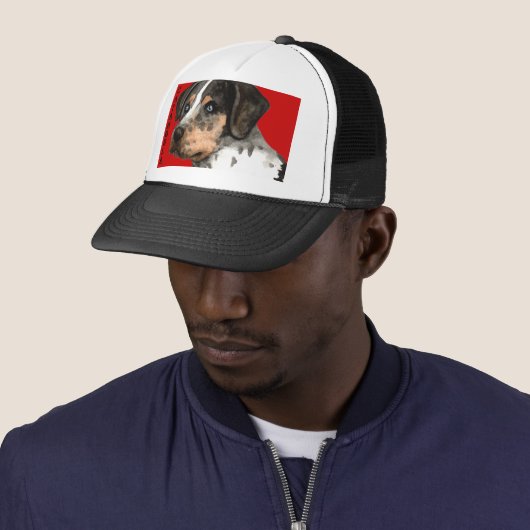 Catahoula-kleurenblok Trucker Pet (In situ)