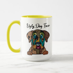 Catahoula lelijke mok van het gezicht van de hond