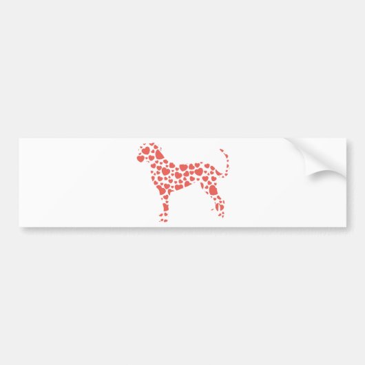 Catahoula Leopard Dog Bumpersticker (Voorkant)