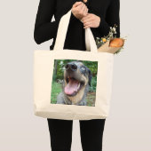 Catahoula Leopard Dog Face Grote Tote Bag (Voorkant (product))