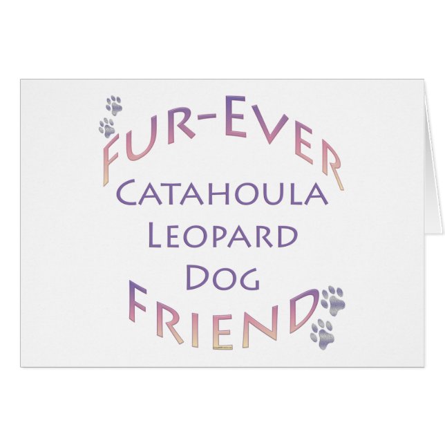 Catahoula Leopard Dog Furever (Voorkant Horizontaal)