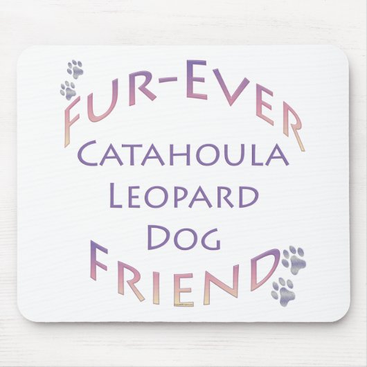 Catahoula Leopard Dog Furever Muismat (Voorkant)