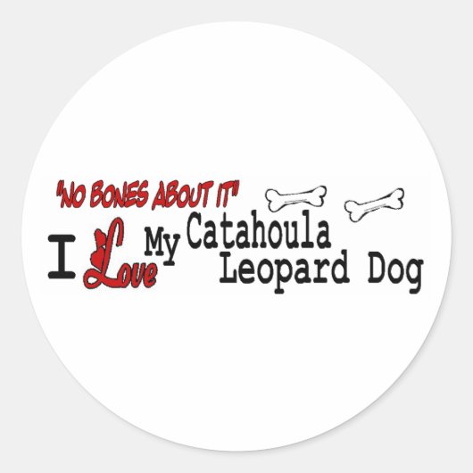Catahoula Leopard Dog (I Love) Sticker (Voorkant)