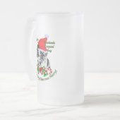 Catahoula Leopard Dog kerstcadeaus Matglas Bierpul (Voorkant links)