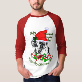 Catahoula Leopard Dog kerstcadeaus T-shirt