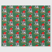 Catahoula Leopard Dog Kerstmis Cadeaupapier (Vlak)