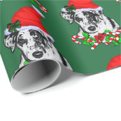 Catahoula Leopard Dog Kerstmis Cadeaupapier (Rol Hoek)