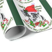 Catahoula Leopard Dog Kerstmis Cadeaupapier (Rol Hoek)