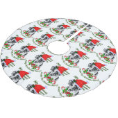 Catahoula Leopard Dog Kerstmis Kerstboom Rok (Gekanteld)