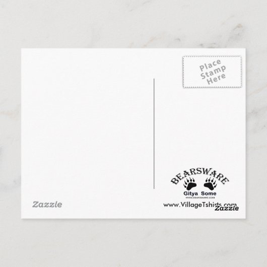 Catahoula Leopard Dog op zonsondergang Briefkaart (Achterkant)