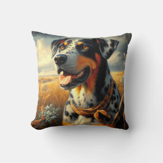 Catahoula Leopard Dog Painting Kussen