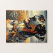  Catahoula Leopard Dog Painting Legpuzzel (Horizontaal)