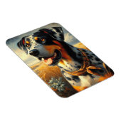 Catahoula Leopard Dog Painting Magneet (Rechterzijde)