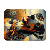  Catahoula Leopard Dog Painting Magneet (Horizontaal)