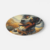 Catahoula Leopard Dog Painting Papieren Bordje (Gekanteld)
