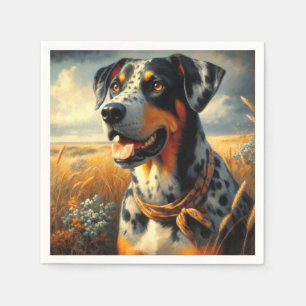  Catahoula Leopard Dog Painting Servet