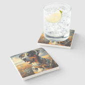  Catahoula Leopard Dog Painting Stenen Onderzetter (Zijkant)