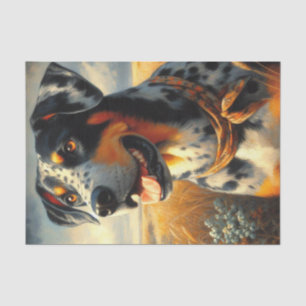  Catahoula Leopard Dog Painting Tissuepapier