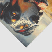  Catahoula Leopard Dog Painting Tissuepapier (Detail)