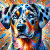 Catahoula Leopard Dog Portret Acryl Art Print Legpuzzel