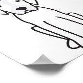 Catahoula Leopard Dog Poster (Hoek)