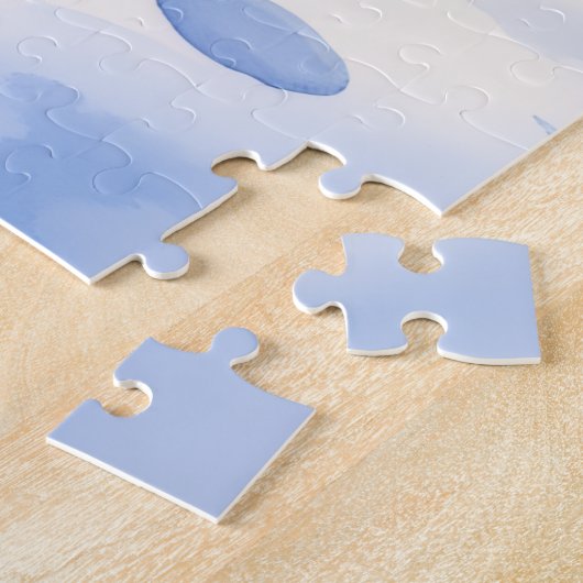 Catahoula Leopard Dog Rustic Barn Christmas Art Legpuzzel (Zijkant)