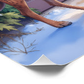 Catahoula Leopard Dog Rustic Barn Christmas Art Perfect Poster (Hoek)