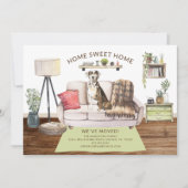 Catahoula Leopard Dog Verhuisaankondiging Kaart (Voorkant)