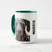 Catahoula Leopard Hond Gepersonaliseerde Mok (Voorkant links)